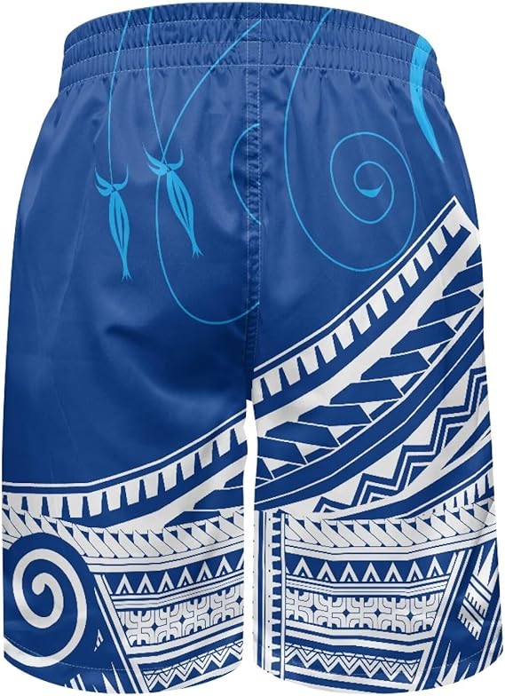 Samoa Breeze • Men’s Linen Island Beach Shorts