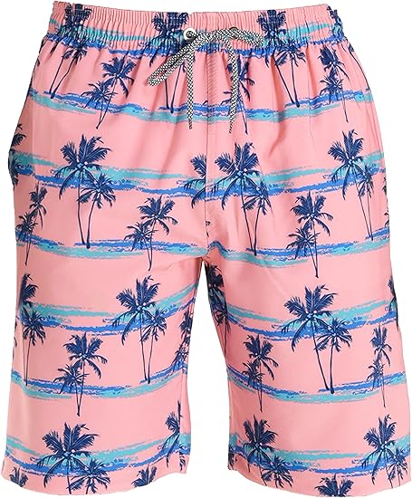 Men's Swim Trunks 9" Quick Dry Bathing Suit Big & Tall Beach Swimsuits